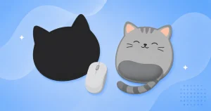 Cat mouse pads featured image.