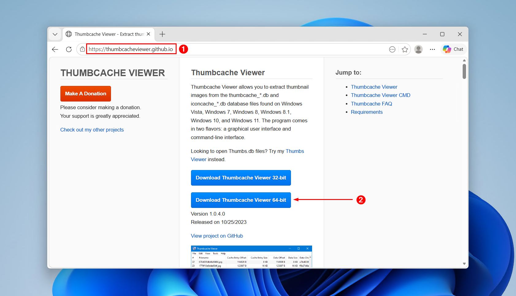 Downloading thumbcache_viewer.