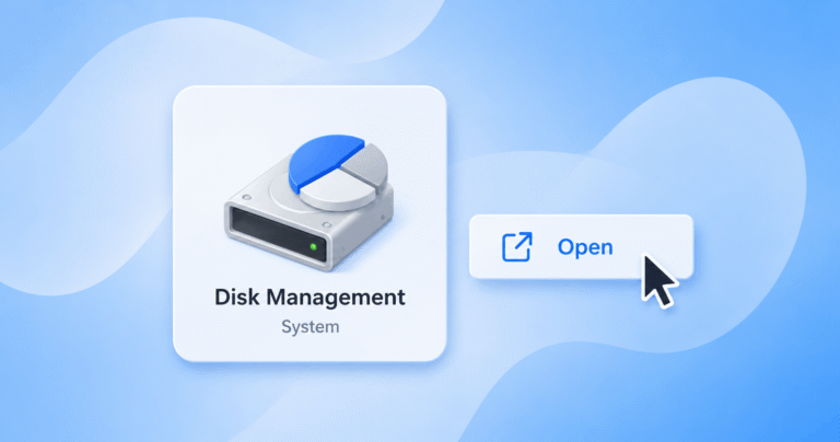Open Disk Management featured image.